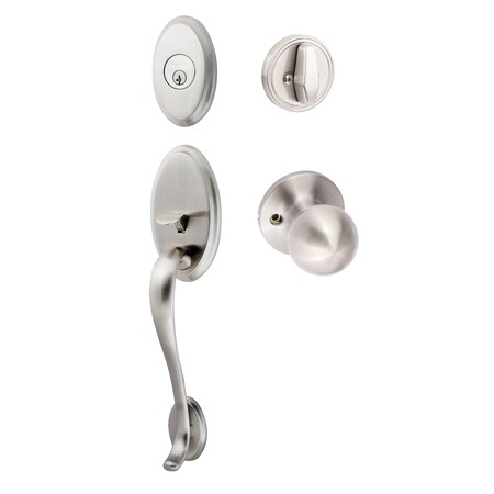 Sure-Loc Hardware Sure-Loc Hardware Aspen Handleset, Tahoe Handleset Trim, Satin Nickel AN507-TA 15